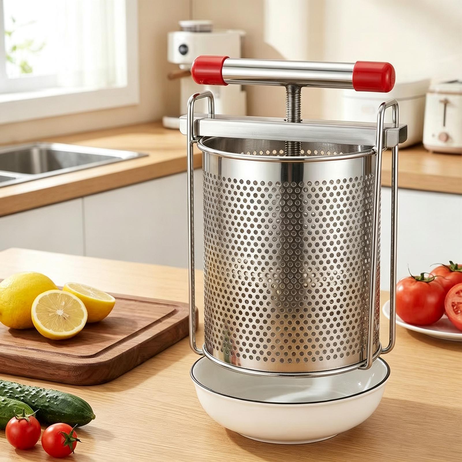 Citrus Juicer Bar - เครื่องคั้นน้ำผลไม้แบบมือหมุนสแตนเลส เครื่องคั้นน้ำผลไม้และน้ำผึ้งสำหรับใช้ในครัวเรือน เครื่องคั้นน้ำผลไม้และผักสำหรับใช้ในครัว